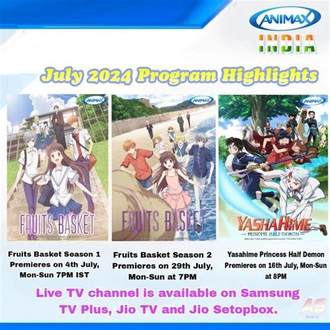 animax schedule|Schedule .
